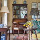 willow yellow wallpaper 1 queens square collection